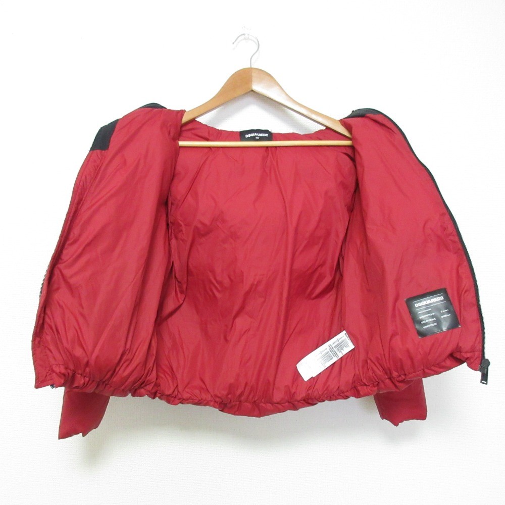 DSQUARED2 nylon down jacket, size 10Y, red Kids USED image 3