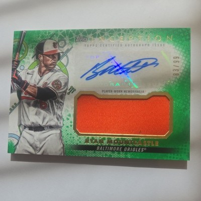 2022 Topps Inception - Inception Autograph Patch, RYAN MOUNTCASTLE  Green /99 