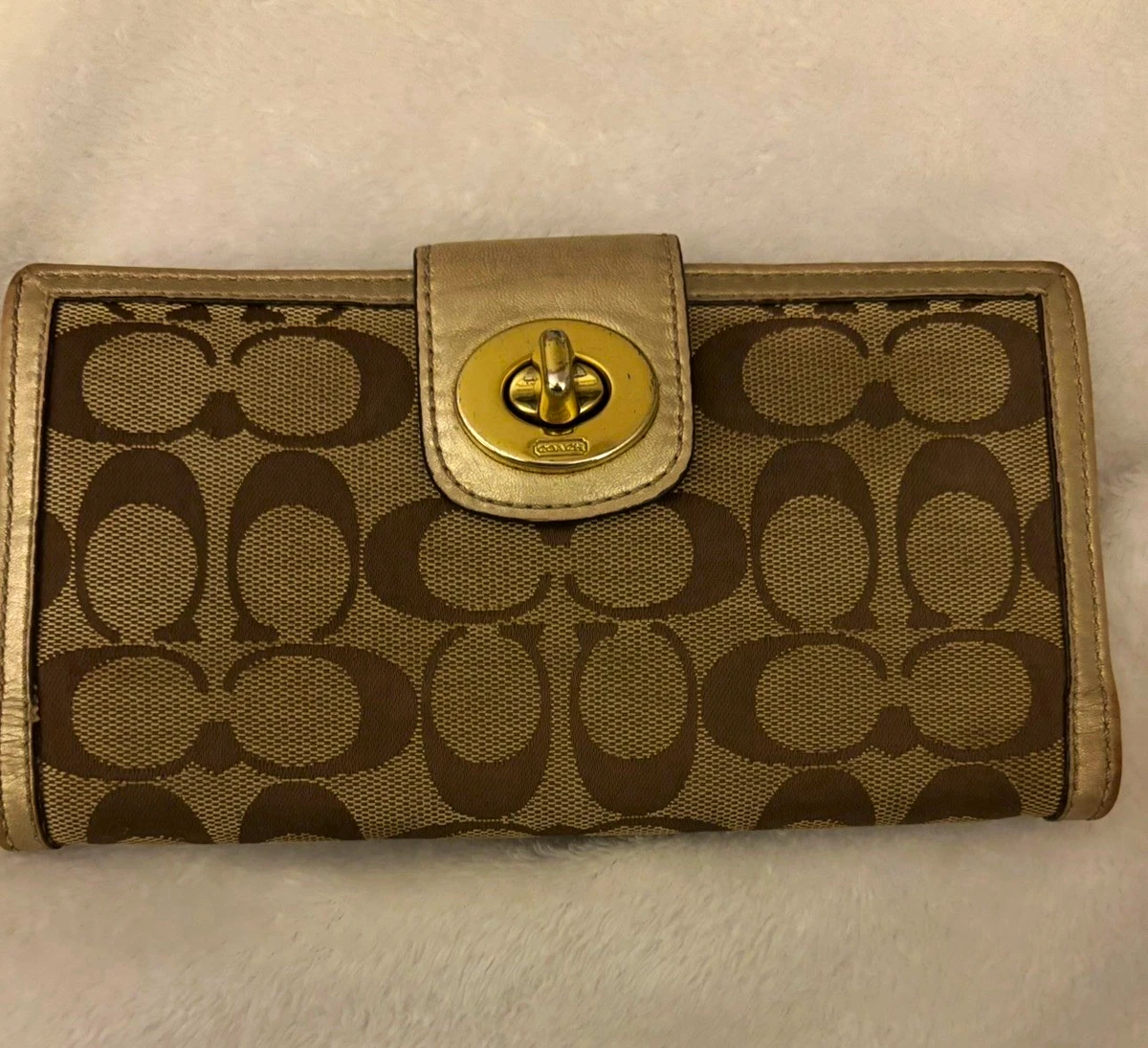 Coach Turnlock Wallet for sale - eBay