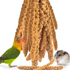 Bird Millet Treats, 1.1LB / 500g Natural Healthy Parrot Millet Spray Cockatie...