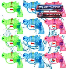 Water Gun Soaker Blaster Toy - 12Pack Foam Bulk Squirt Guns Pool Toys  Swimming