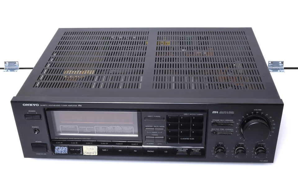 Onkyo TX-866 Quartz Synthesized Tuner Amplifier Receiver Japan Tested NO Remote - Image 2 of 4