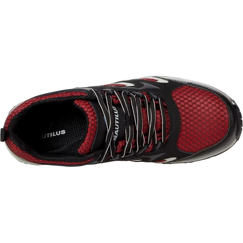 Calzado de seguridad Nautilus Tempest EH negro/rojo N1002 para hombre talla 14 mediano Foto 3 de 4