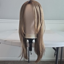 Jon Renau Zara Lace Front Wig 24BT18S8 Shaded Mocha Straight Fashion Women