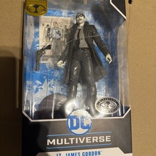 Mcfarlane DC Multiverse Gold Label Platinum  Lt. James Gordon  Batman  Year One