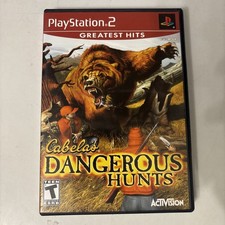 Cabela's Dangerous Hunts (Sony PlayStation 2, 2003) PS2 Complete CIB