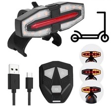 LED Blinker Scheinwerfer für Fahrrad und Roller mit Fernbedienung Blinker