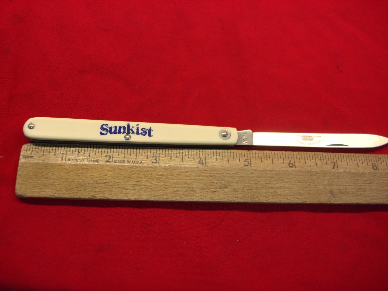VINTAGE SUNKIST MELON TESTER - SCHRADE #102, U.S.A. - NEW