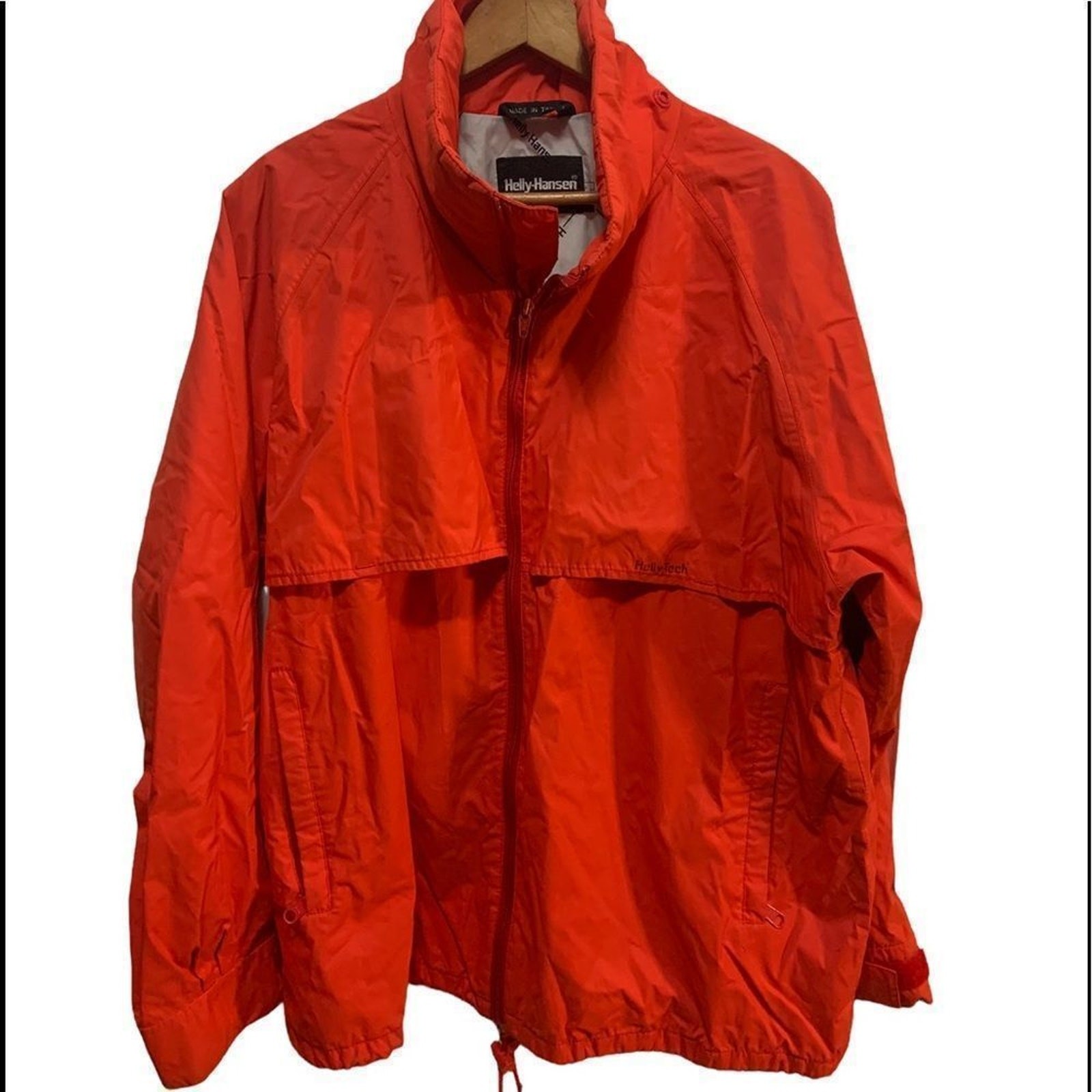 Helly Hansen jacket orange performance wind break… - image 1