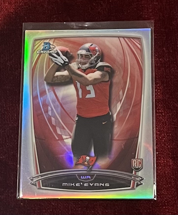 2014 Bowman Chrome Mike Evans Refractor Rookie RC SP (Tampa Bay Buccaneers/A&M)