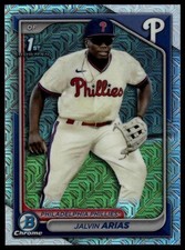 2024 Bowman Chrome #BCP-226 Jalvin Arias Prospects Mojo Refractors