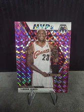 2019-20 LeBRON JAMES Panini Mosaic Pink Camo MVP Prizm Refractor #298