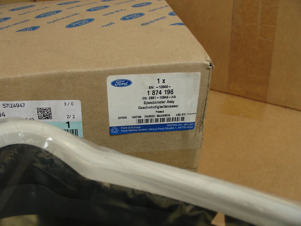 1874196 Speedometer Instrument Cluster White For Ford Ka Mk2 1.2 Petrol 2009-16 - Image 2 of 2