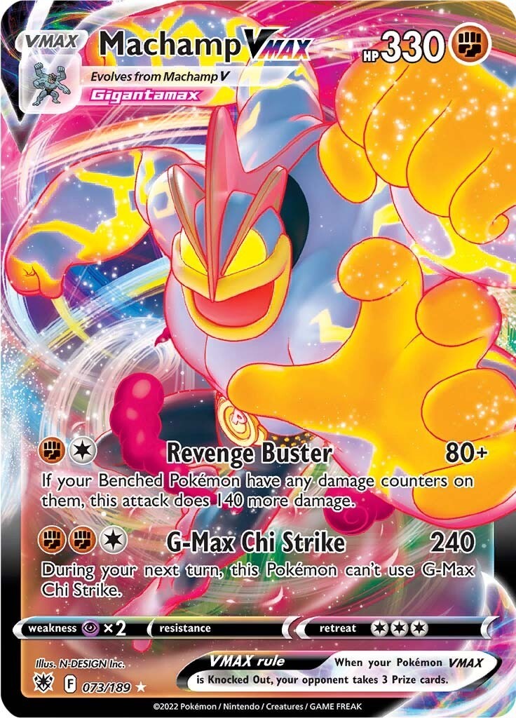 Machamp VMAX Holofoil [SWSH10 - 073/189]