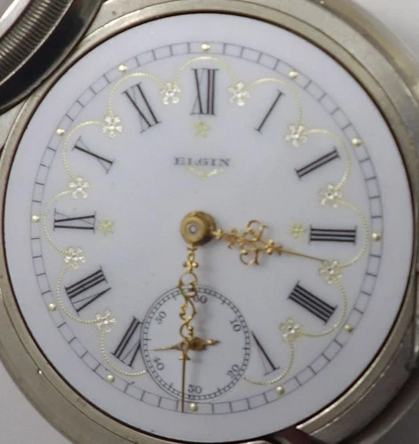 1898 RAILROAD APPROVED ELGIN 18s B W RAYMOND MODEL 2 RUNS A+