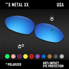 Anti Scratch Polarized Replacement Lenses for-Oakley X Metal XX