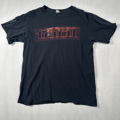 Tool Shirt Mens Black Medium Y2K California Republic Bear Merch 2010 Tour Metal