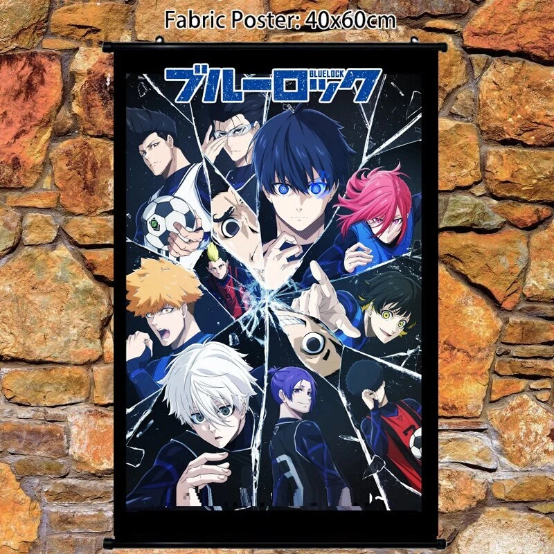 Anime Poster Blue Lock Kira Ryosuke Kunigami Rensuke Wall Scroll Home  Decoration