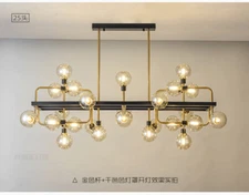 Modern Glass Pendant Light Nordic Dining Room Kitchen Light Hanging Lamp Chandel