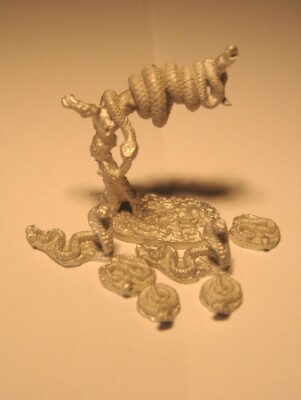RAL PARTHA DSA Metal Fantasy SNAKES (7) RPG D&D Pathfinder 17035 Miniatur