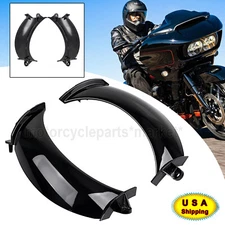 Motorcycle Front Headlight Fairing Vents Fit For Harley Road Glide FLTRU FLTRXS