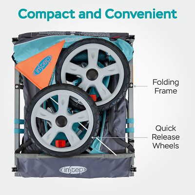 Instep Motorcycle Trailer Instep Quick-N-EZ Double Tow Behind Bike