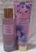 Victoria's Secret Fragrance Mist Lotion Set Lot of 2 BRILLIANT CHERRY BLOSSOM