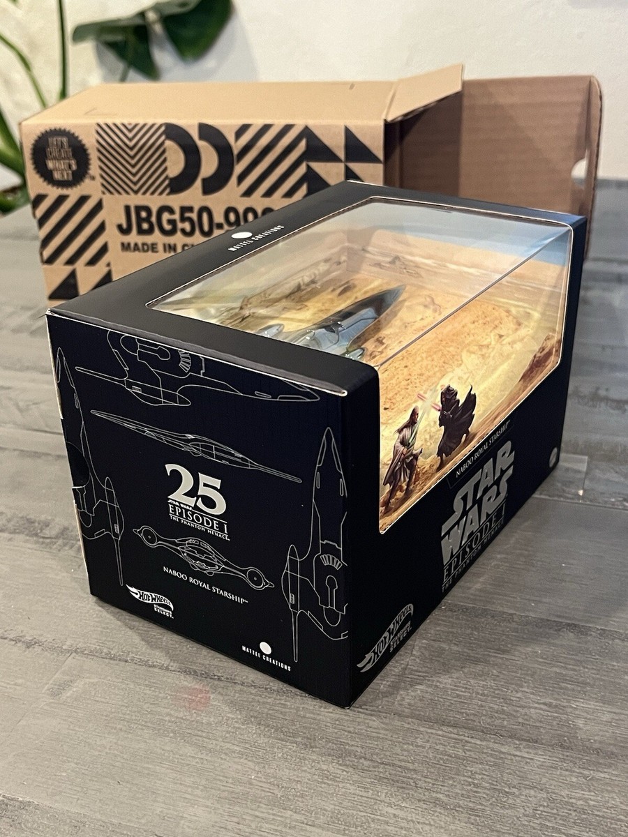 SDCC 2024 Mattel Hot Wheels Star Wars Naboo Royal Starship SDCC 2024 Mattel Hot Wheels Star Wars Naboo Royal Starship