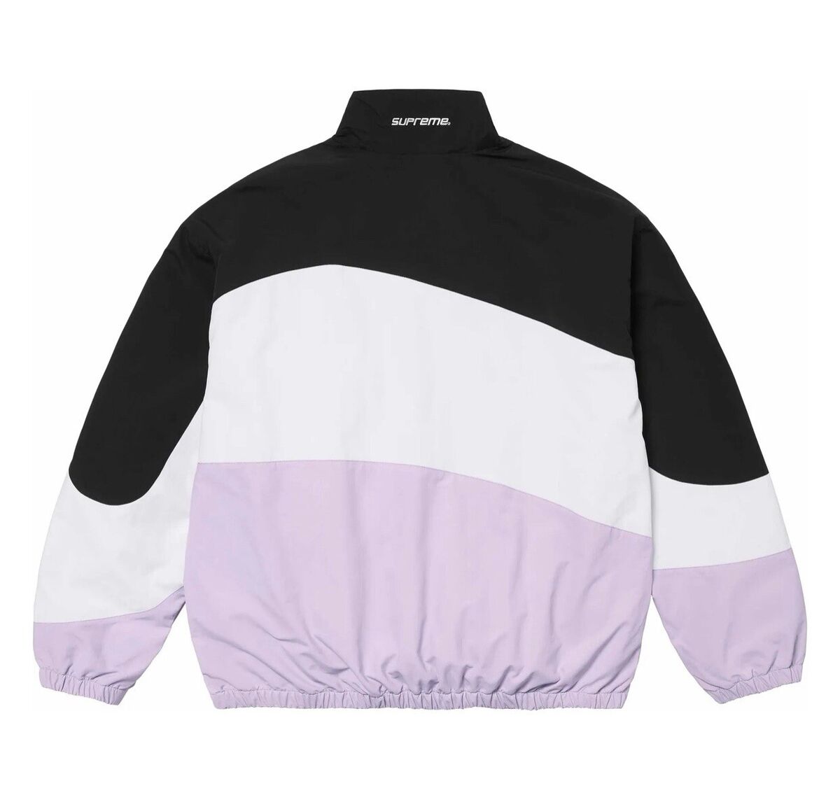 24SS Supreme Logo CURVE EMBROIDERED TRACK JACKET Large Lilac 24SS Supreme Logo CURVE EMBROIDERED TRACK JACKET Large Lilac
