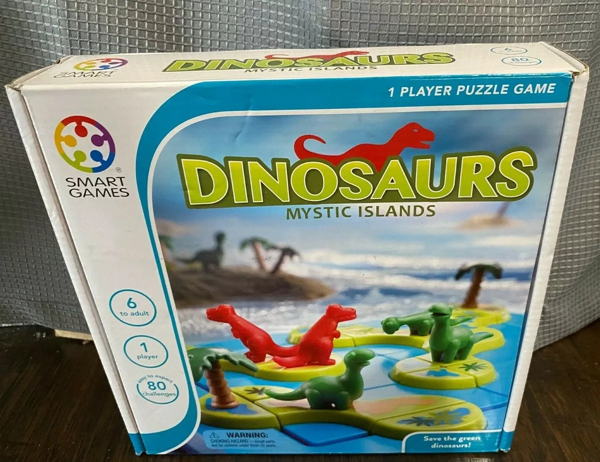 Dinosaurs Mystic Islands Puzzle Game Jurassic Habitat Brain Smart Games  Board