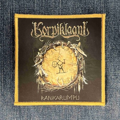 Korpiklaani Rankarumpu Sublimated Printed Patch Finnish Folk Metal Band Logo