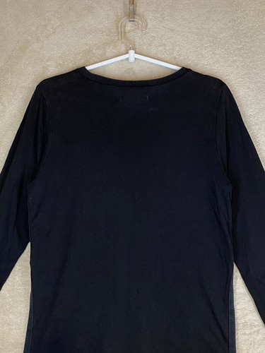 NUDELUCY Casual T-Shirts Top Size S Womens Black Long Sleeve - Picture 9 of 12