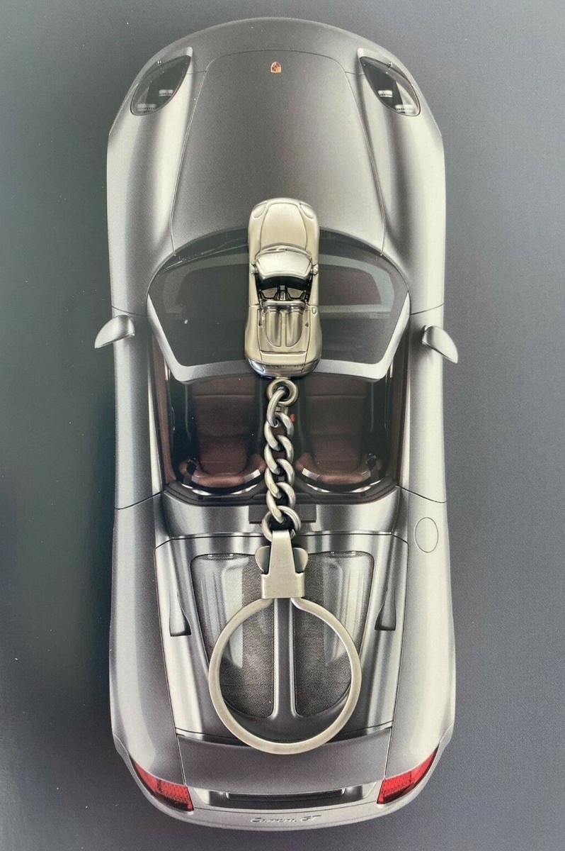 Porsche Carrera GT Keychain Key Ring / Rare 2003 Production