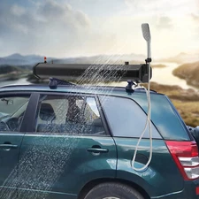 Portable Water Tank for Camping Outdoor Water Supply Roof Rack Mount Road Shower