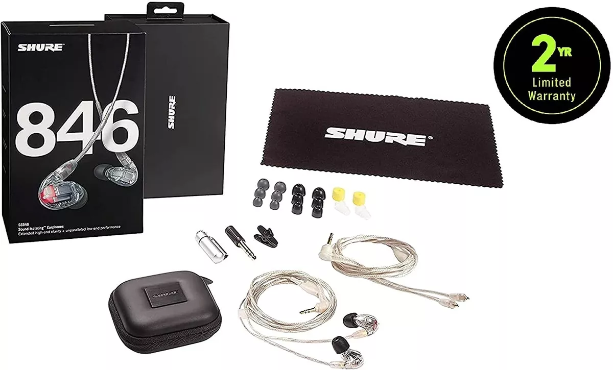 New SHURE SE846-CL Gen 2 / In-Ear Earphones Headphones IEM Monitor