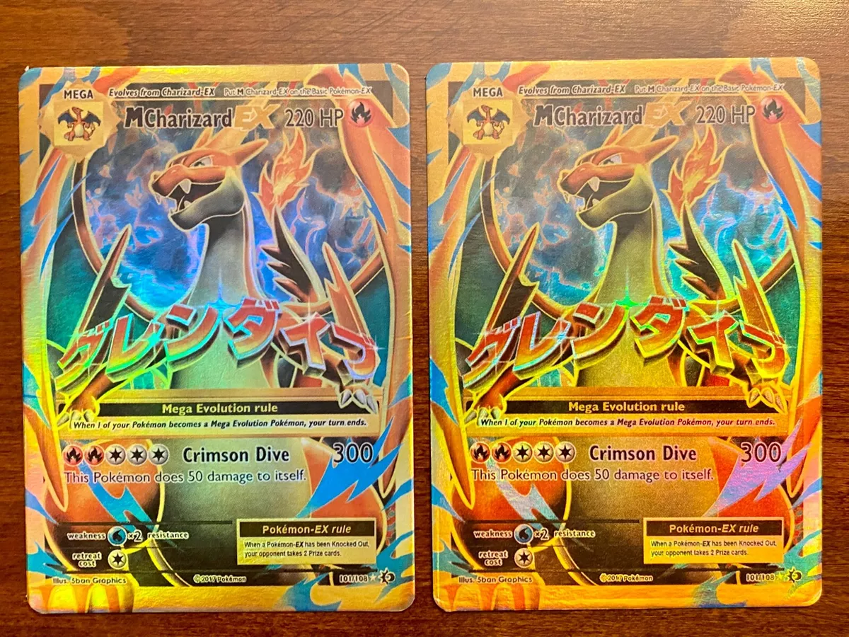 2017 Pokemon Card - Mega Charizard - XY Evolutions - 12/108 - Mint