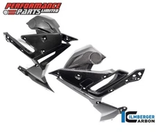 Ilmberger BMW S1000R 2021 21 Gloss Carbon Fibre Radiator Cover Set Pair L+R