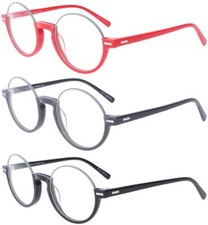 NEU! Fernbrille / Ersatzbrille COPPOLA - rund, zeitlos und mit Minus -Sehstärke 