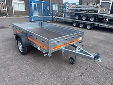 Single Axle Tilt Trailer FLATBED 750 kg 7.6ft x 4.1ft  232cm x  125cm UNBRAKED