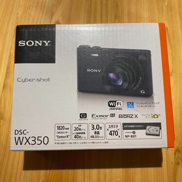 SONY Cyber-Shot DSC-WX350-W White Digital Ca57mera 20x