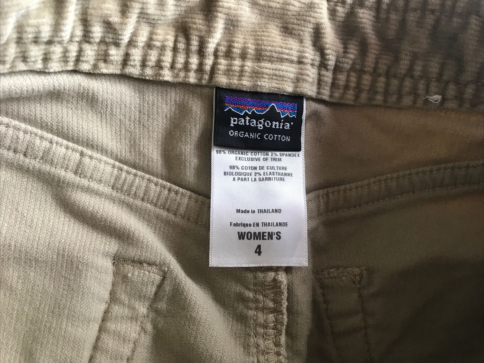 Patagonia Womens Skirt Beige Corduroy 4 Pockets - image 4