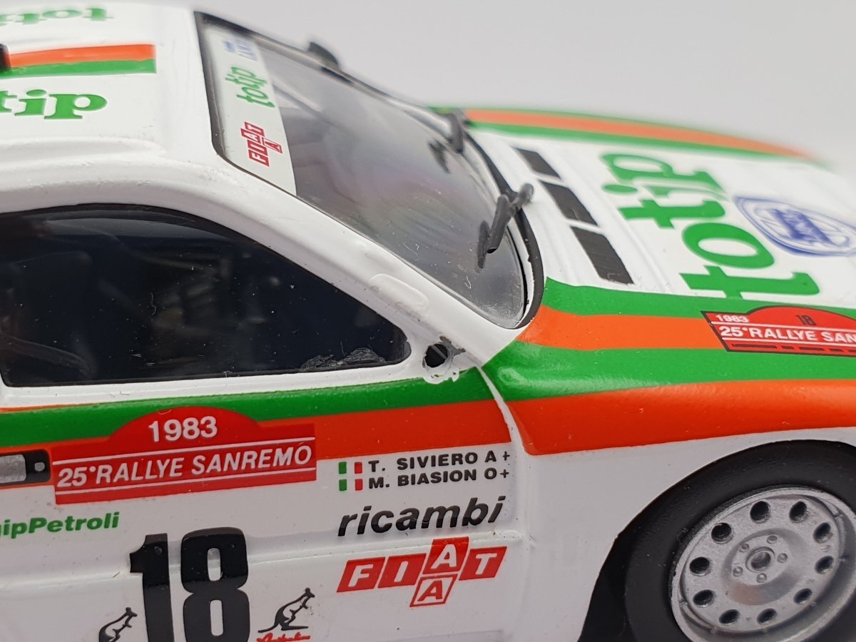 ミニカー 1/43 ランチャ・ラリー037 1985WRCポルトガル Totip 1/43 Lancia Rally 037 Totip Jolly Club Rally Sanremo 1984 #6