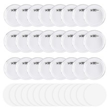 50pcs Acrylic Clear Button Pins,1.97 Inch DIY Button Badges, Custom Blank Pho