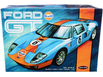 #ad 1 25 Skill 2 Snap Model Kit 2006 Ford GT quot;Gulf Oilquot; – Polar Lights $45.59
