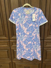 NWT 108 LILLY PULITZER CONCH SHELL PINK UP SCALE CODY SHORT SLEEVE DRESS XS NWT