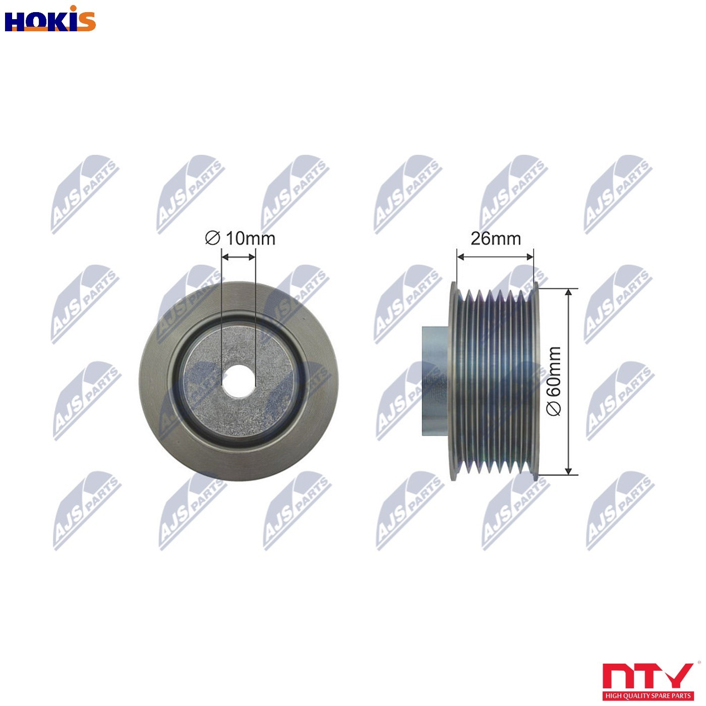 DEFLECTIONGUIDE PULLEY VRIBBED BELT RNK-SU-010 FOR SUZUKI GRAND/VITARA/II 1.9L - Image 9