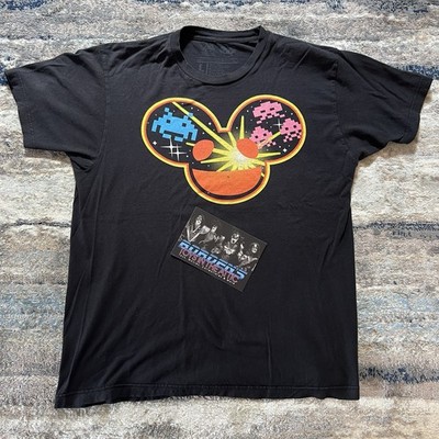 Deadma5 Rare 2013 Official Taito Licensed Space Invaders Shirt Black L (READ!)