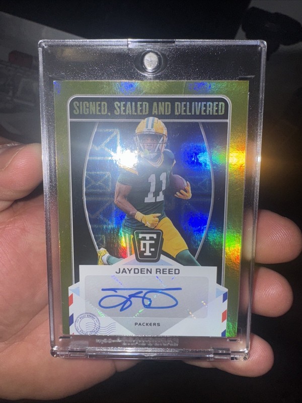 2024 Panini Totally Certified Jayden Reed Auto 09/10 No.SSD-JRD Green Bay