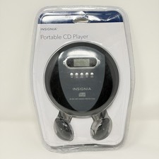 Insignia Portable CD Player NS-P4112 60s Anti Shock Protection Headphones SEALED