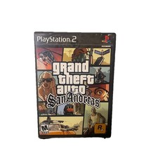 Playstation 2 (PS2) GTA Grand Theft Auto San Andreas w/ Manual - USED, CIB